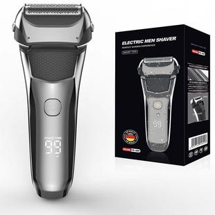 科朗曼适用剃胡刀往覆式刮胡刀须刀男士数显全身水洗刮胡刀浮动