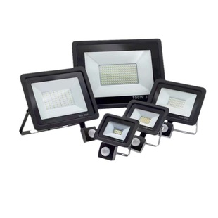 邦庭led投光灯户外防水大功率亮100W200W广告招牌篮球场带感应