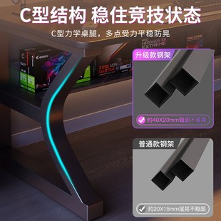 电竞桌洞洞板书桌学生家用简易学习卧室办公桌子工作台 电脑桌台式