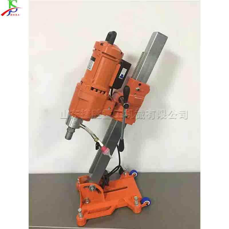 金刚石钻孔取电芯钻机 小型动水磨钻机可多角孔度倾193斜 护栏钻