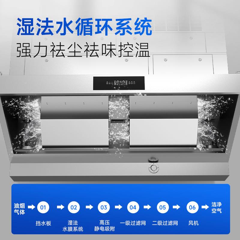 内循环商机用油烟净化体酒一店食堂大YGB吸油烟机无管力道重油烟