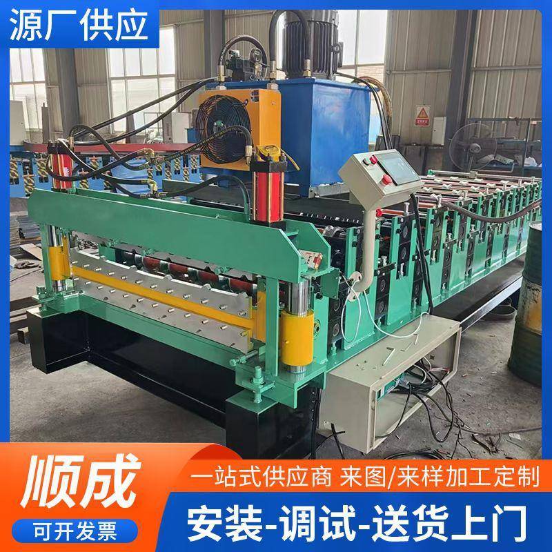 加840-900压机瓦全自加宽840/动彩钢压宽瓦设备单层 彩钢瓦成型机