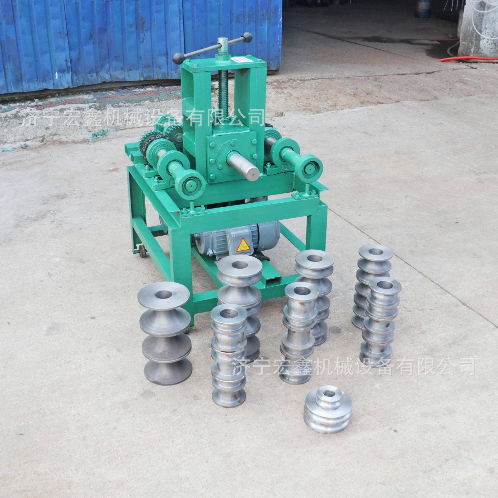 76型小型电动立管弯管机不锈钢蔬菜76型大式棚圆方管管铁弯弧机