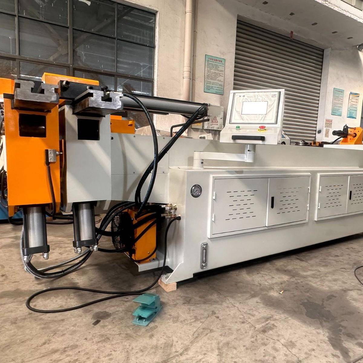 家75N75NC 半C自动弯管机单头液压不厂锈钢半管折弯机按需管可定