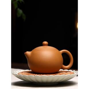 段泥紫砂壶原矿宜兴纯手工家用卡盖球孔五章功夫茶具小茶壶西施壶