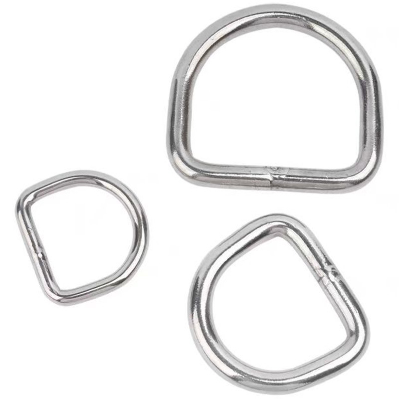 快速接环不锈钢304D型卸扣国标加长d形卸扣起重U型连接扣