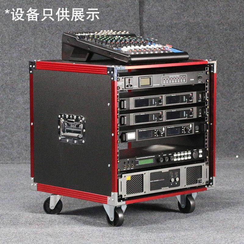 10U/16U透明门机箱8U简易机柜航空箱12U放机音响箱子舞台