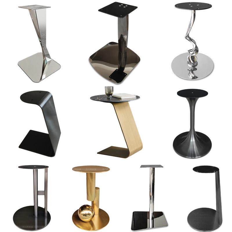 北欧不锈钢边几支架大理石简约桌腿岩板角几脚金属茶几组合底座,商业/办公家具,台脚台架/家具支架,淘宝优惠券,粉丝福利购,淘宝优惠卷