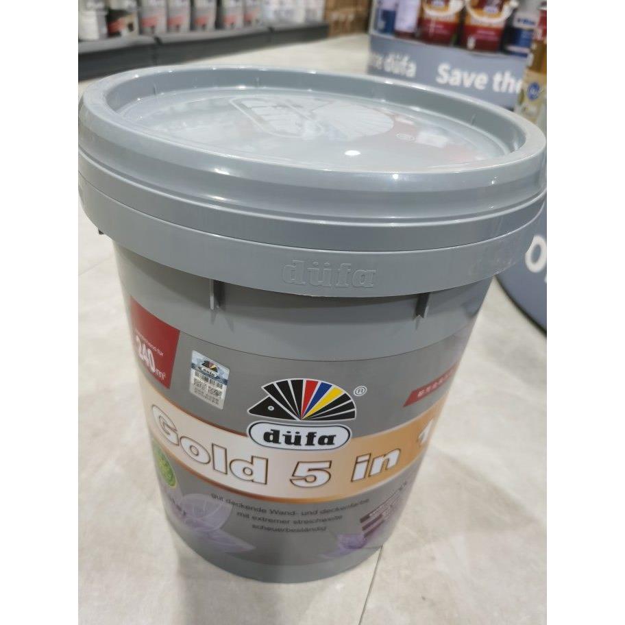 都芳漆金装五合一墙面漆净味墙面漆无毒无味水性乳胶漆 18升