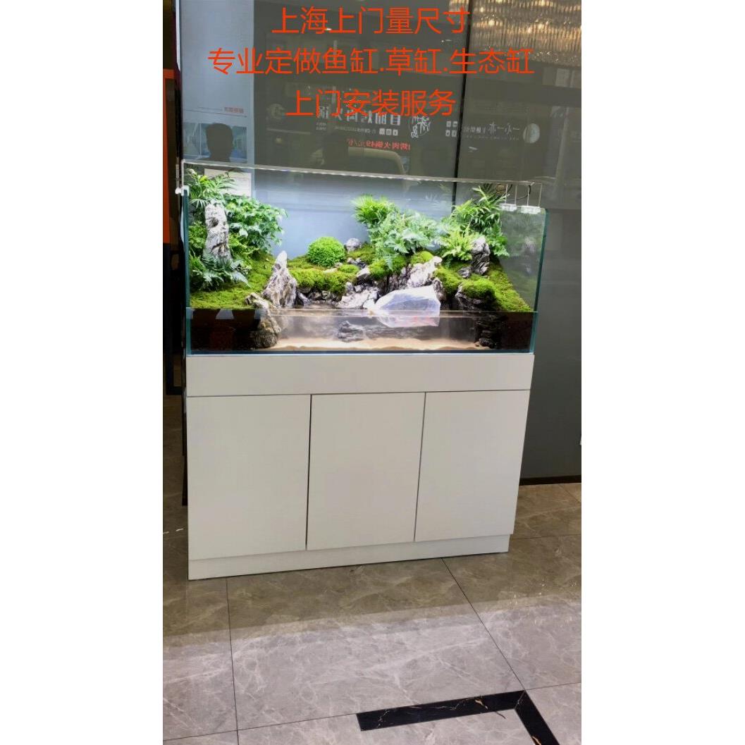 上海本地鱼缸定做尺寸上门安装量尺寸专业定制草缸生态缸超白玻璃