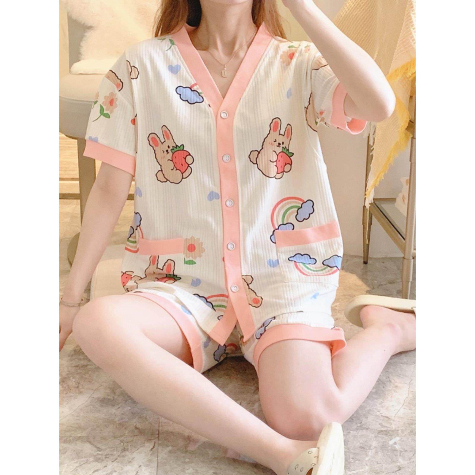 采购产品夏季短袖纯棉坐月子服，孕妇睡衣，夏季外出轻薄护理服，,孕妇装/孕产妇用品/营养,家居服套装,淘宝优惠券,粉丝福利购,淘宝优惠卷