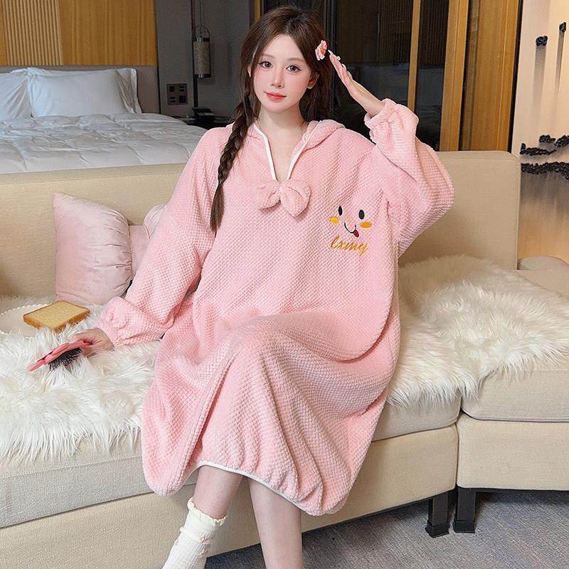 可穿式浴袍女长款吸水速干四季家用浴巾宽松特大码200斤洗澡浴裙,女士内衣/男士内衣/家居服,睡袍/浴袍,淘宝优惠券,粉丝福利购,淘宝优惠卷