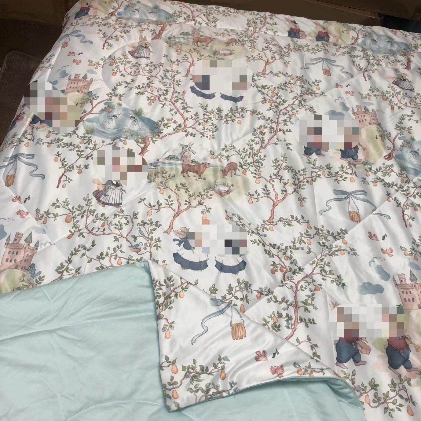 尾单春夏婴儿冷感被 儿童印花卡通夏凉被可爱空调被抗菌亲肤母婴