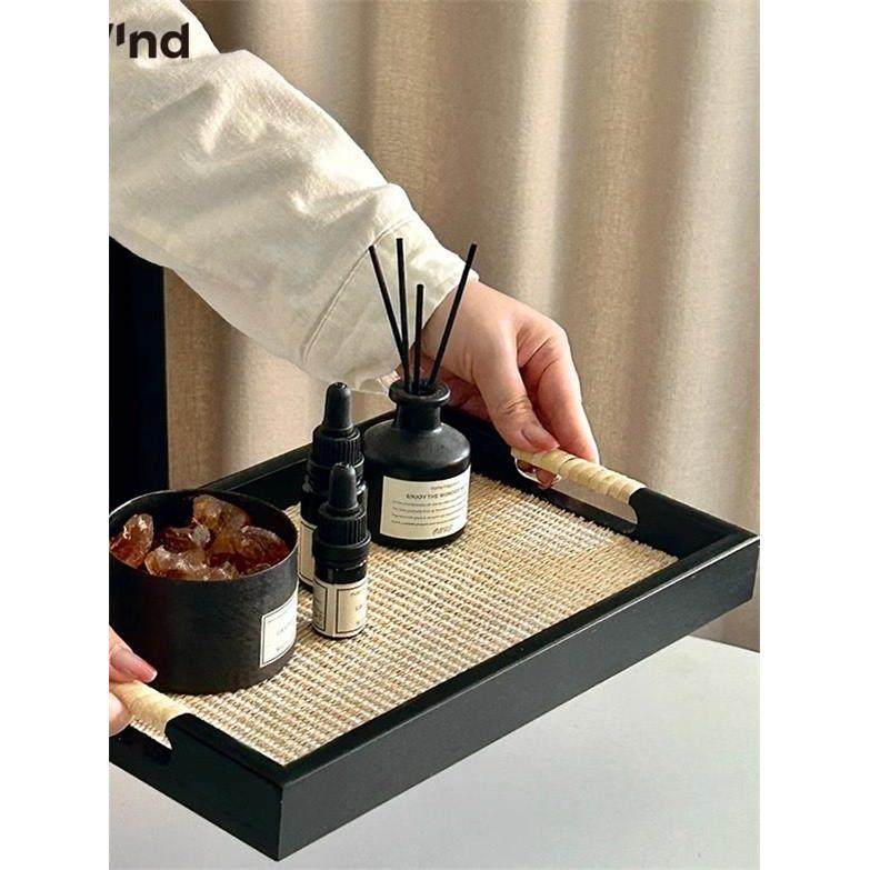 静风吉丰中国风覆古木草盘装饰中世纪高档民宿茶室茶盘,家居饰品,香薰托盘,淘宝优惠券,粉丝福利购,淘宝优惠卷