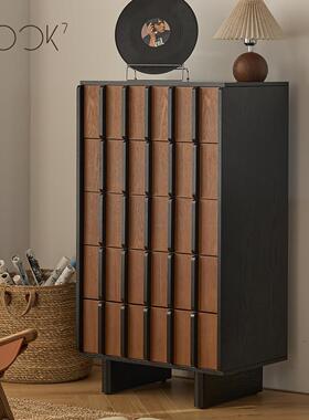 Nook7th/中古风实木五斗床尾收纳置物储物客厅覆古抽屉玄关卧室柜