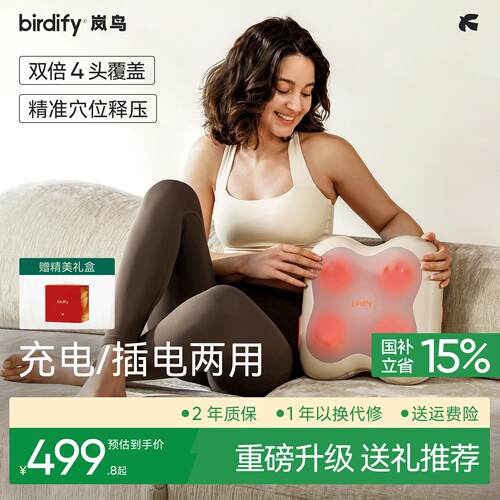 母亲节礼物birdify岚鸟B40腰部按摩仪全身可用全自动多功能揉捏女