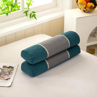 全荞麦壳枕头颈椎枕颈椎牵引护颈枕硬圆柱形枕头助睡眠专用枕芯