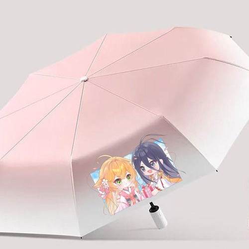 狐妖小红娘涂山红红东方月初周边雨伞防晒防紫外线折叠防风全自动