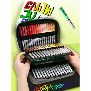 掌握2309直液式软头丙烯马克笔套装学生手绘涂鸦画鞋衣幼儿园美术