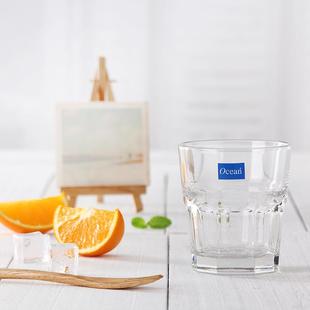 家用牛奶杯子 ocean玻璃杯水杯子轩陶咯杯300毫升果汁杯 玻璃杯子