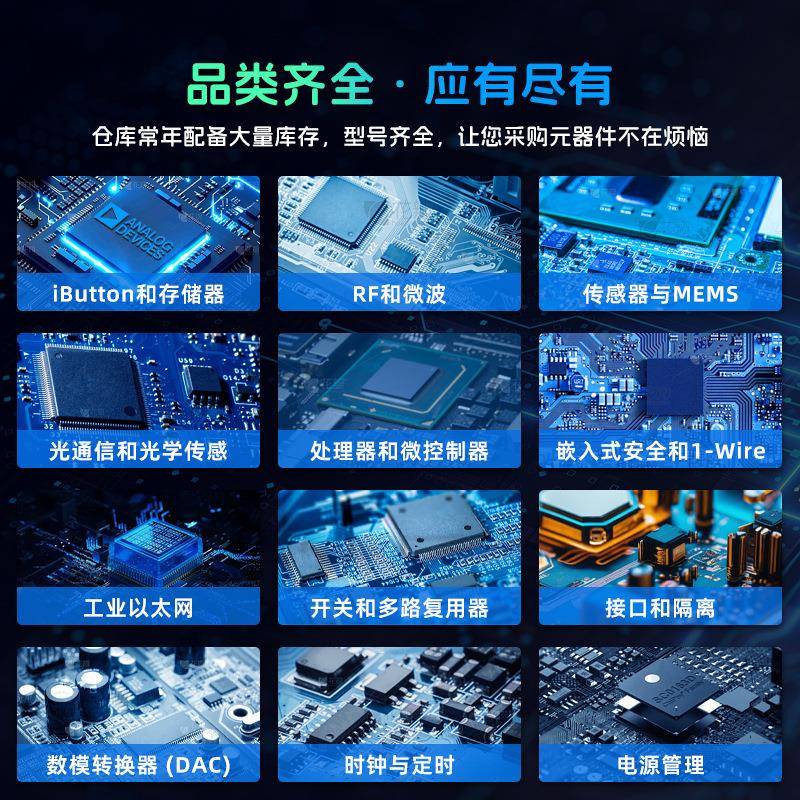 原厂渠道AD7606BSTZAD76067606B封装LQFP-64模数转换芯片ADC