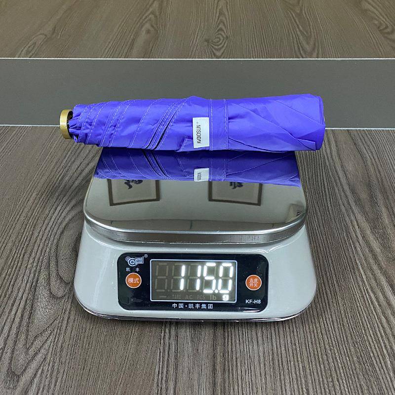百克超轻黑胶伞日式轻便小巧抗无品牌/紫外便线50+遇水甩干新携超