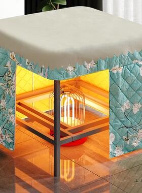 烤火桌可折形叠家四用多烤功能火架子UTY方吃饭学习取暖打牌桌子