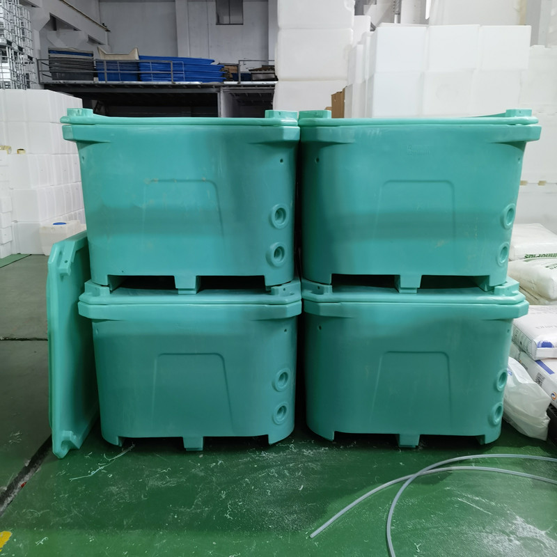 海鲜保温箱1000L渔业水产浸泡冷藏桶周转方便结实耐用滚塑异形