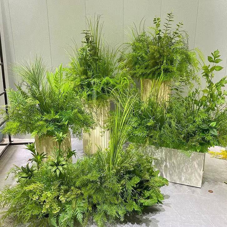 造景花森系场景仿布真花道绿植具装饰婚礼置艺假花婚庆无品牌/地