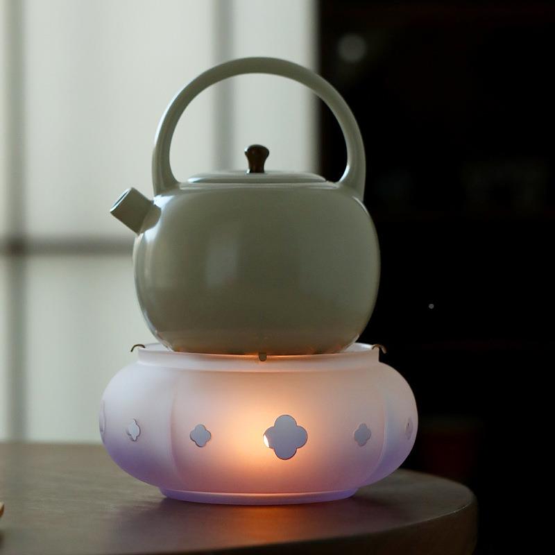 炉玻璃温茶炉XSE蜡烛保温加热围底座小暖器暖茶烘茶炉煮茶加热耐