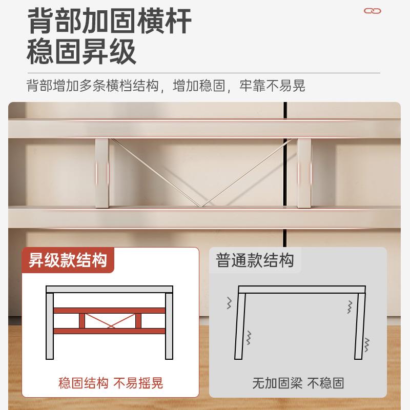 双层电脑桌家用台式迷你书桌小型电脑桌移动床边桌网课简易学习桌
