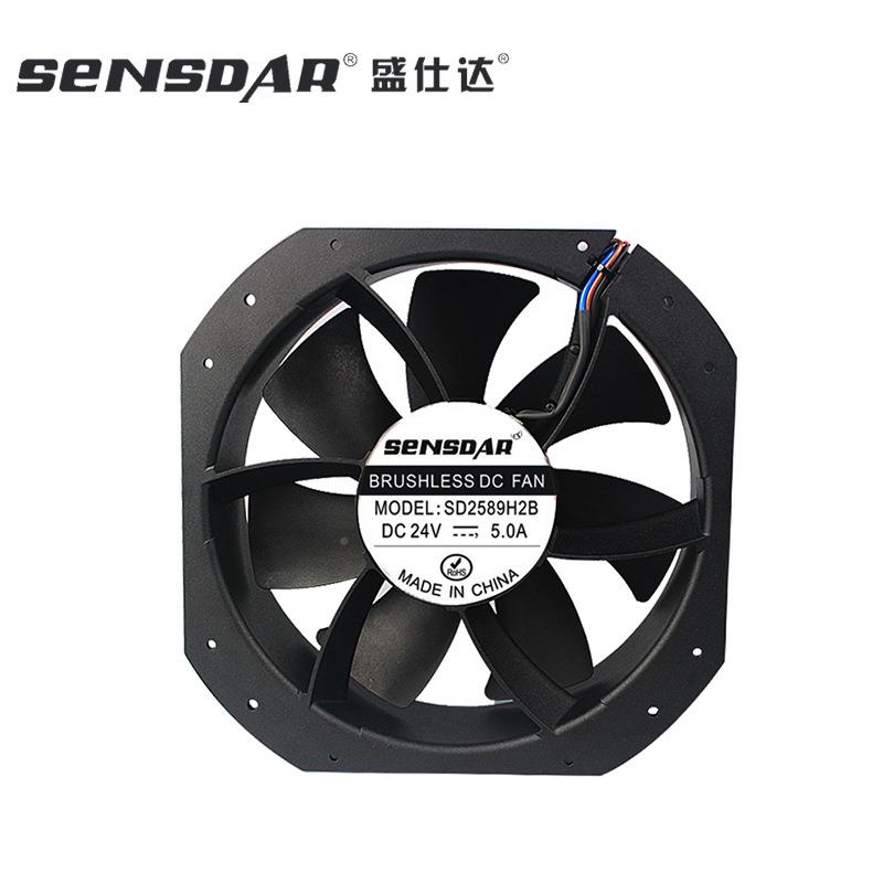 DC2106828080直流散热风扇轴大风量音轴承6IP8防水流风静机支持PW