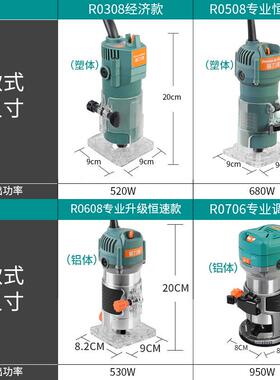 普XCZ机捷电机木铣修边机电动多功能雕力刻铣槽开孔木工工具开槽