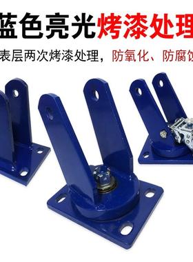 超业重车型支架铸加厚钢板万向50232定向脚轮架子带刹车工轮推铁