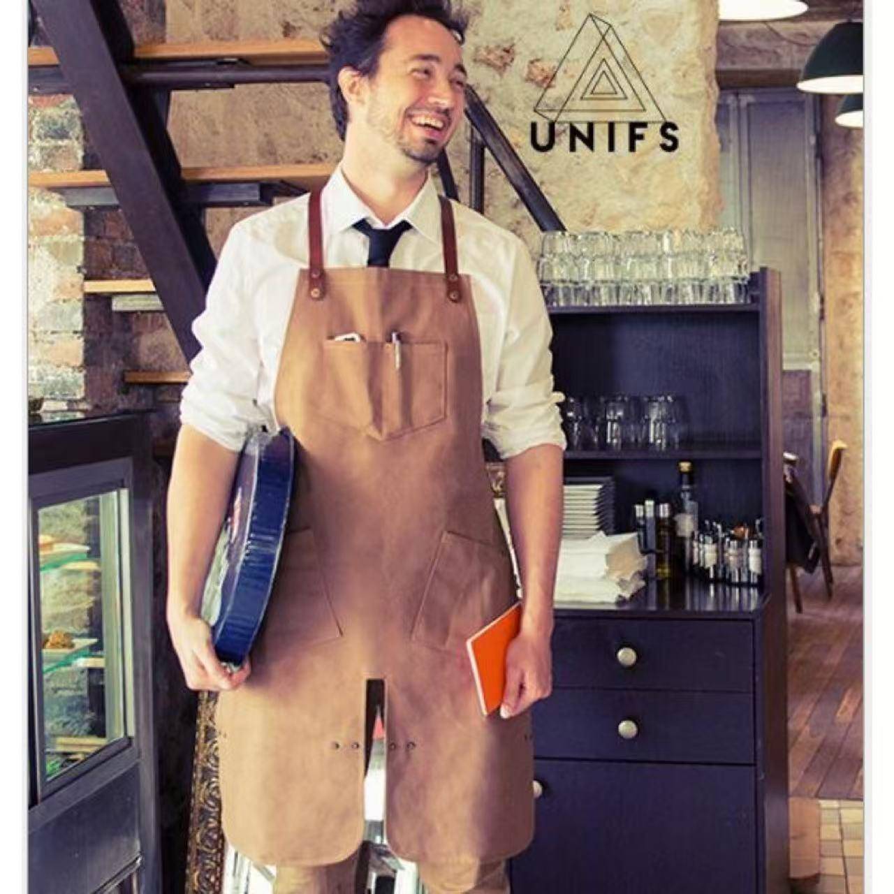 热卖油蜡石蜡具帆工布围裙木漆油工建筑工工店11.24工作防水围裙