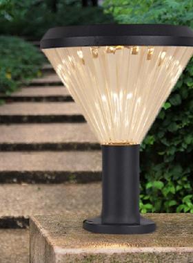 太阳地能草坪园灯草灯小区皮别墅花园林景P18016观照明竖纹地插草