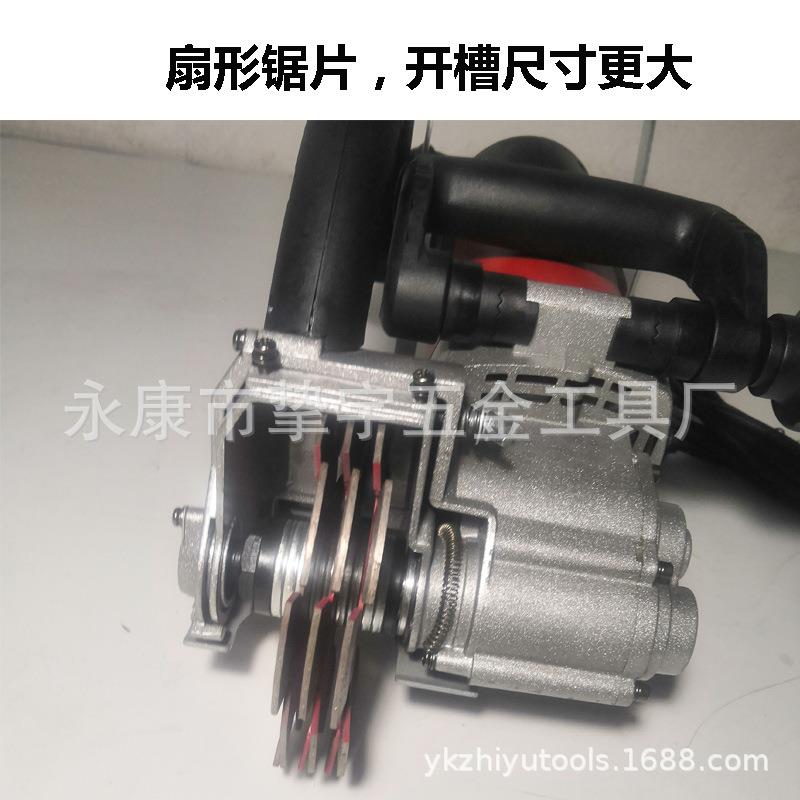 水电安装加气块泡沫砖轻质砖一次成型墙壁开槽机切墙机切割机