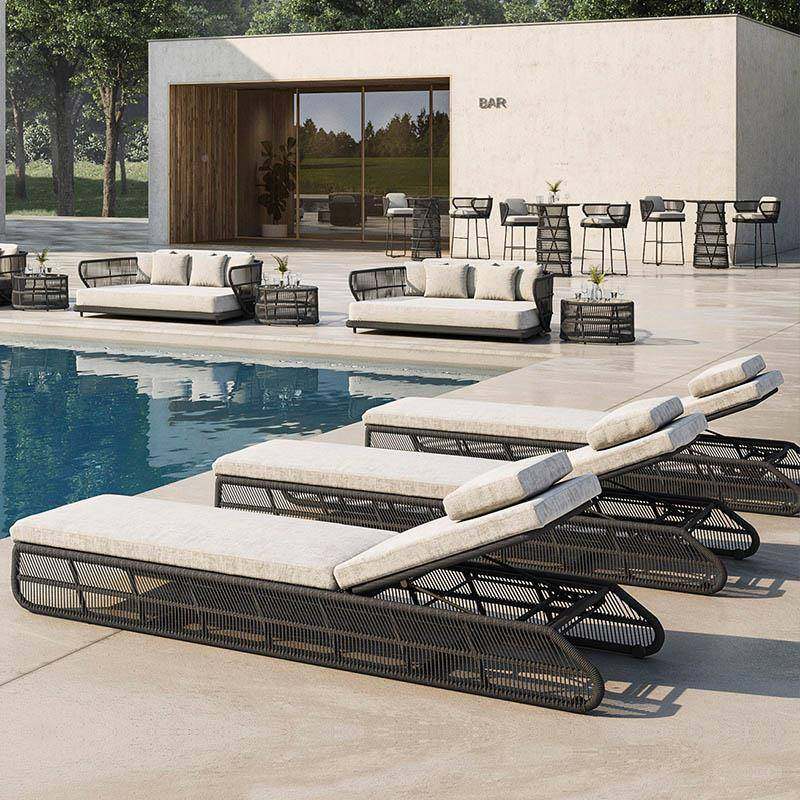 户外藤编沙合发庭院台组室外休闲三人沙发VBX防防晒水家具露台阳