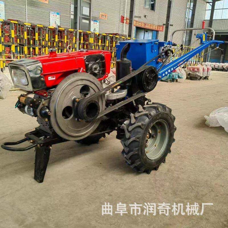 手农用柴油单杠力扶拖无品牌/拉机旋耕机12/151底盘18马开沟1手扶