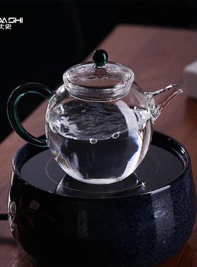 9QF76M6JH8X泡壶茶壶你迷小壶个人手执壶耐热玻璃透明小茶壶可直