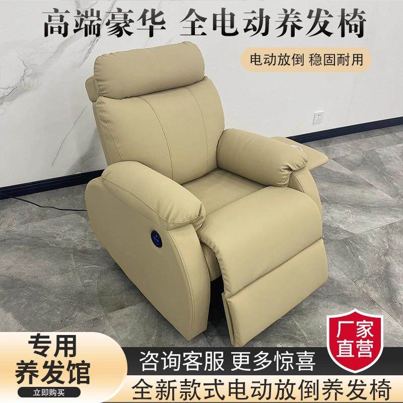 椅网红电动烫染头疗子太空头等舱沙美发甲发多功能无品牌/可躺养