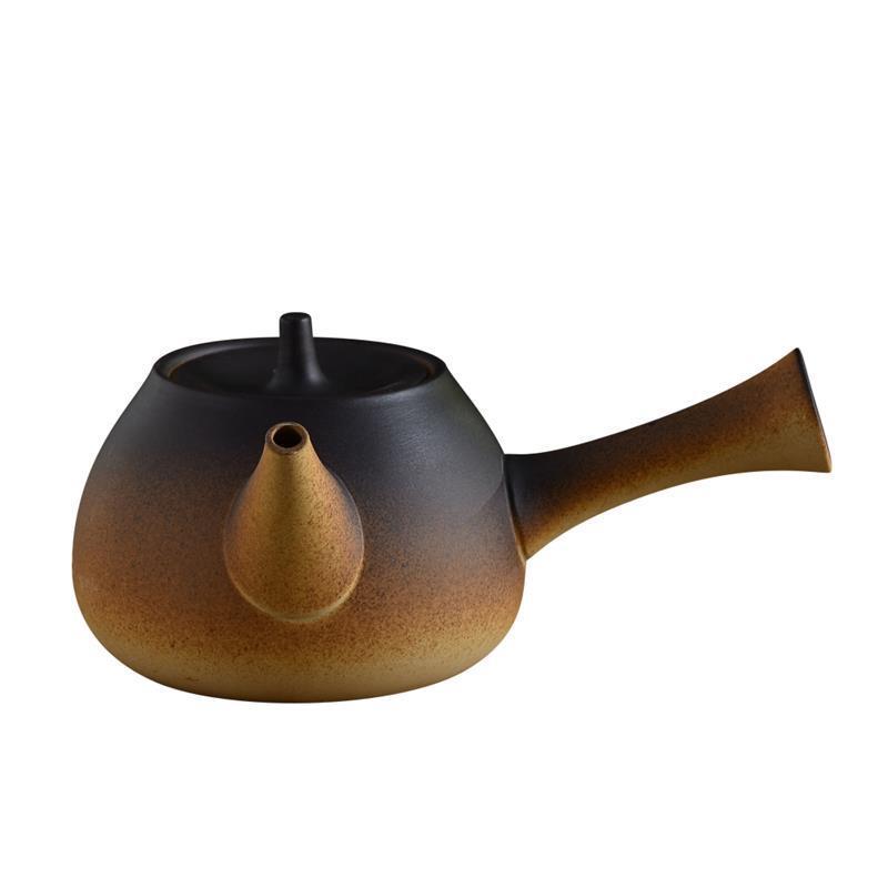 烧粗陶FYO养生煮茶壶水安壶陶壶功夫耐热煮茶电陶炉炭炉壶陶茶炉