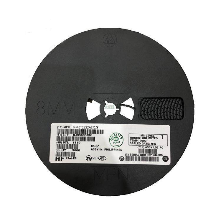 MM0B2222AL1G丝印1PONSOT-23RFT-3贴片T三极管T一盘300只=144元