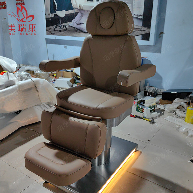 美容院电动美容床美体按摩升降多功能折叠微整形高档纹绣纹身床