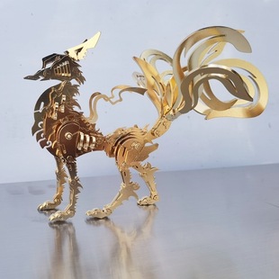 成年手工拼装 钢魔兽厂家批发3d立体金属模型机械组装 高难度玩具
