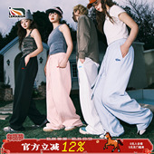 男2025春季 情侣款 直筒裤 lemanism高密立体刺绣纯色卫裤 潮牌弯刀裤