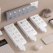 正品 公正午纯铜插座带USB接线板插头可旋转一转多左右扩展转换器