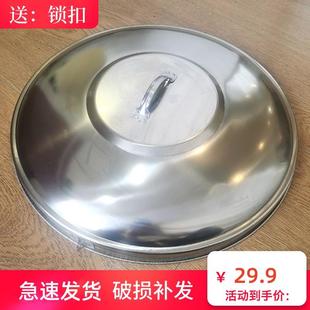 包邮 304不锈钢水塔盖储水罐圆形保温水箱盖子防尘盖人孔盖检查盖