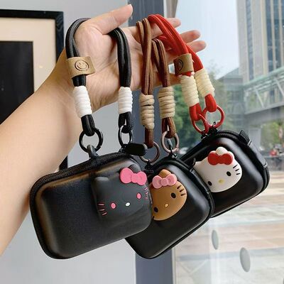 硬壳防摔kitty挂绳相机收纳包
