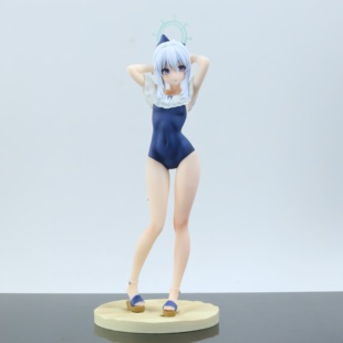 二次元美少女泳装月雪宫子手办 可爱风周边 盒装场景模型摆件